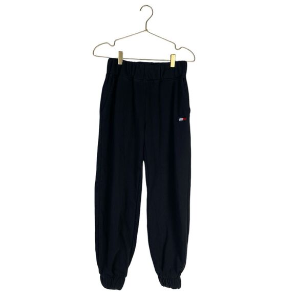 Tommy Hilfiger Joggers Sweatpants Elastic Waistband Casual Black - Picture 1 of 9